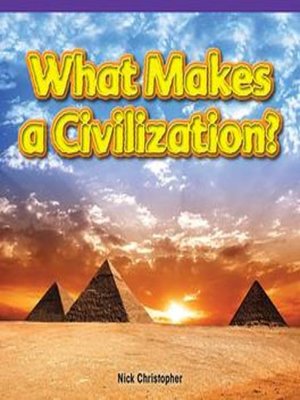 cover image of What Makes a Civilization?